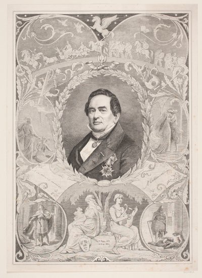 Adam Oehlenschlager. Minneark av August Edward Adolf Heimburger