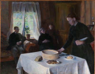 Dekker bordet av August Eiebakke
