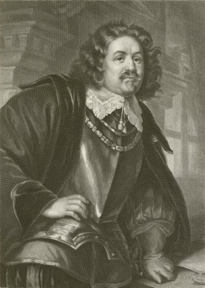 Octavio Piccolomini (gravering) av August Friedrich Pecht