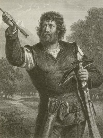 Wilhelm Tell (gravering) av August Friedrich Pecht