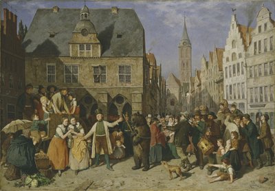 En dansende bjørn, 1865 av August Jernberg