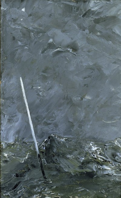 Stormfull sjøbøye uten toppmerke, 1892 av August Johan Strindberg
