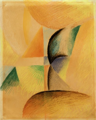 Abstrakte former XII av August Macke