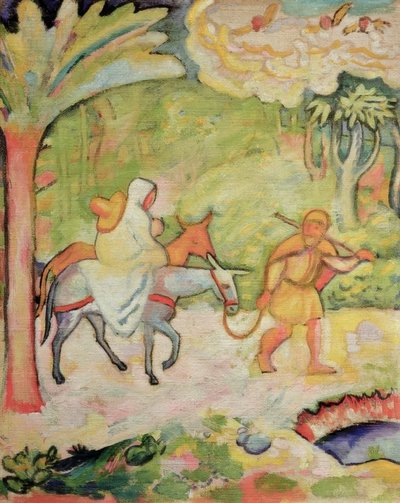 Flukt til Egypt av August Macke