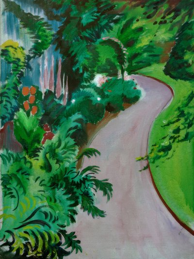 Gartenweg av August Macke