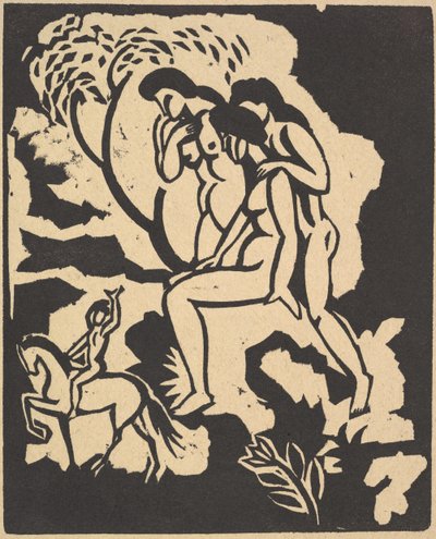 Hilsen Hilsen, 1912. av August Macke