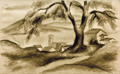 Hilterfingen am Thuner See av August Macke