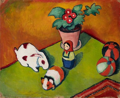 Lille Walters leker av August Macke