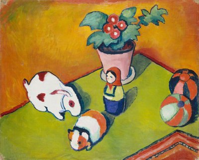 Lille Walters leker av August Macke