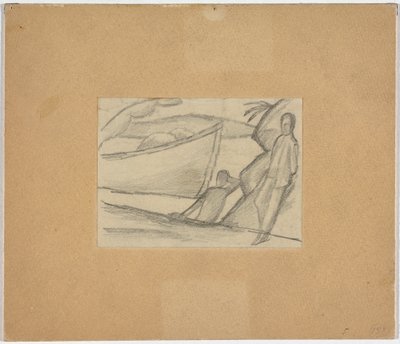 menn i fjæra av August Macke