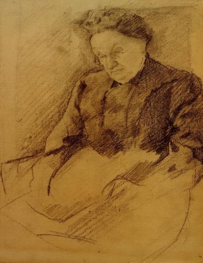Portrett av Katharina Koehler av August Macke