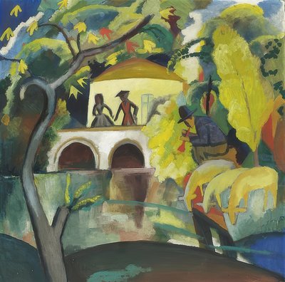 Rokokko. 1912 av August Macke