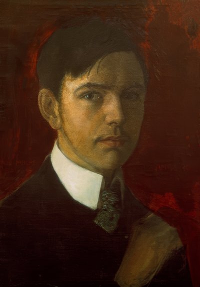 Selvportrett av August Macke