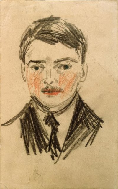Selvportrett av August Macke