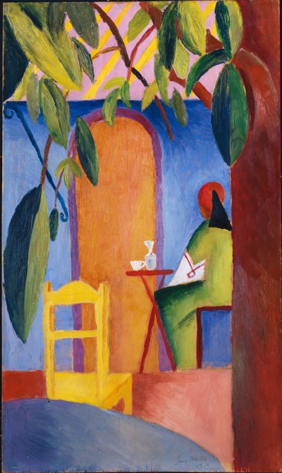 Tyrkisk kafé av August Macke