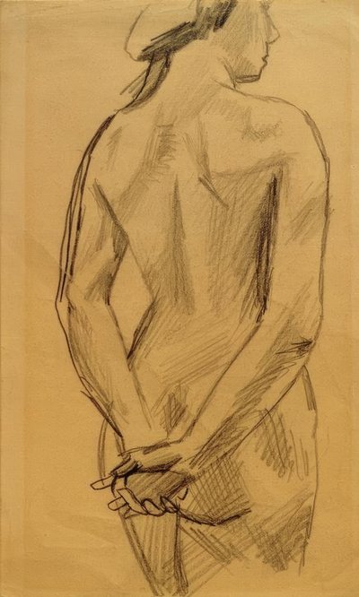 Naken kvinne 53 av August Macke