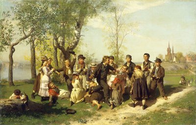 Barn i lek, av August Malmström