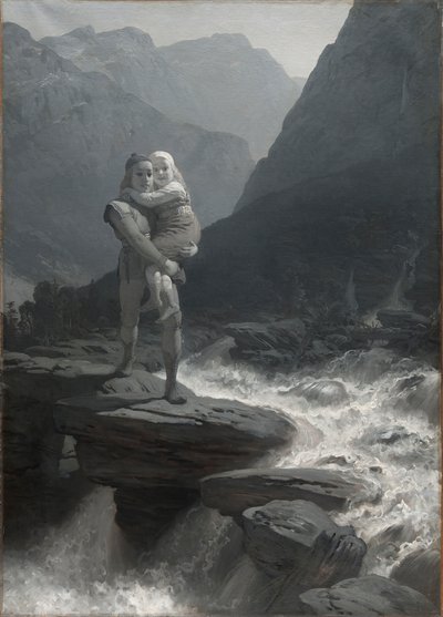 Frithiofs saga: Frithiof og Ingeborg, 1880-årene. av August Malmström