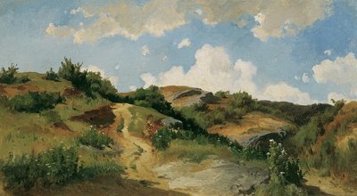 Ungarsk landskap av August Schaeffer von Wienwald