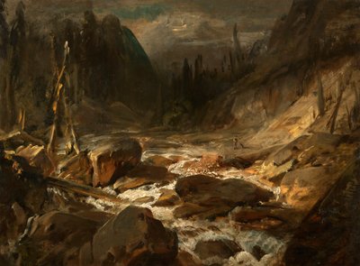 Mühlsturzhorn nær Ramsau av August Seidel