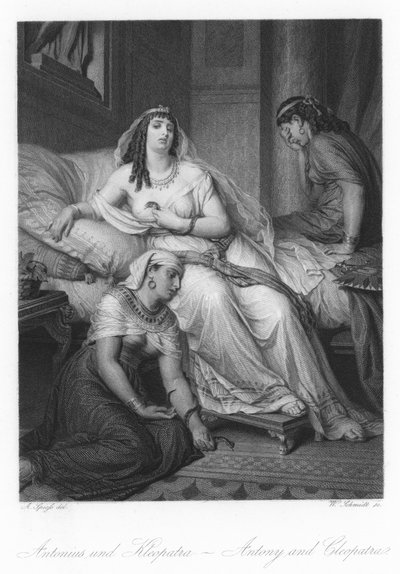 Scene fra Antony og Cleopatra av August Spiess