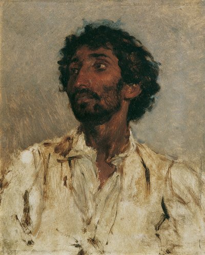 Byste av en sigøyner av August von Pettenkofen