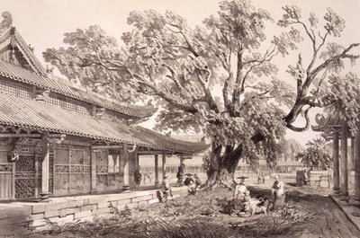 Buddha-tempelet i Honan-forstedene i Canton, plate 24 fra 