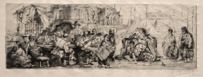 Omreisende sirkus av Auguste Brouet