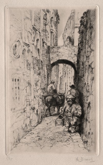 Dverg i Narrow Street av Auguste Brouet