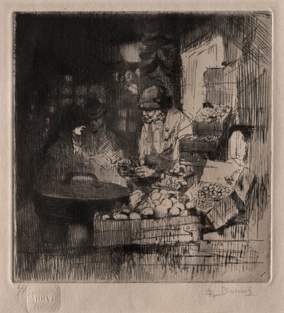 Kastanjeselgeren av Auguste Brouet