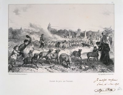 Så mange tatt fra fienden, den fransk-prøyssiske krigen, 1870 1872 av Auguste Bry