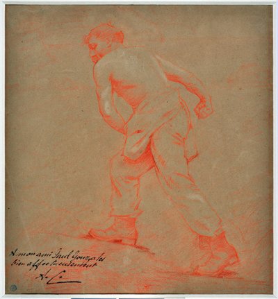Le sower Tegning av Auguste Carli (1868-1930) av Auguste Carli