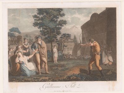 Willem Tell møtte handboog Guillaume-Tell (tittel på objekt) av Auguste Claude Simon Legrand