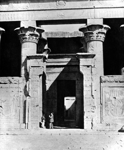Temple Edfu, Egypt, 1893 av Auguste Edouard Mariette
