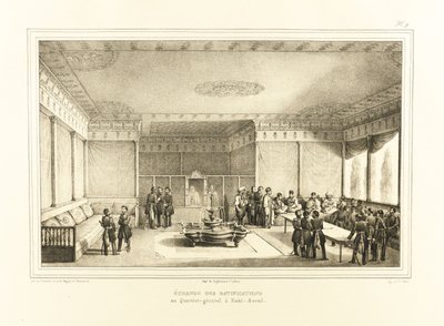 Signering av Adrianopel-traktaten ved det gamle palasset i Edirne, 1834 av Auguste Joseph Desarnod