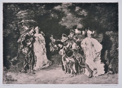 Prisen for dans (tegning) av Auguste Lauzet