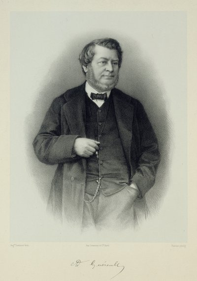 Portrett av Adolphe Guéroult 1810-1872. av Auguste Lemoine