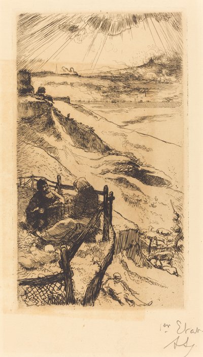 American Quarries, nær Paris av Auguste Lepere