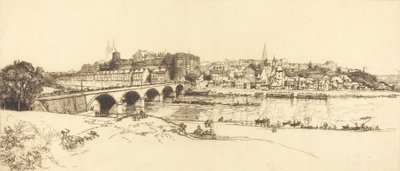 Angers - panoramautsikt Angers - panoramautsikt, 1912. av Auguste Lepere