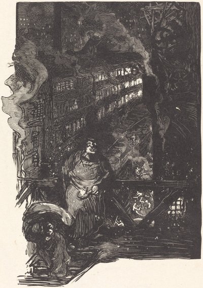 Magisterium-verksted på Les Gobelins, utgitt 1901. av Auguste Lepere