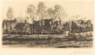 Sommes bredder ved Amiens av Auguste Lepere