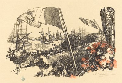 Dedikasjonsside, utgitt 1900. av Auguste Lepere