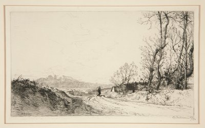 Derni?res feuilles (Vend?e) (Siste blader [Vendee]) av Auguste Lepere