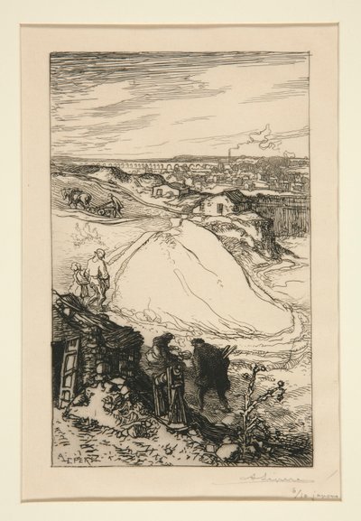 ? Gentilly (At Gentilly) av Auguste Lepere