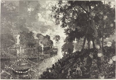 Snø i Paris av Auguste Lepere