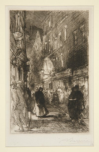 Galande gate av Auguste Lepere