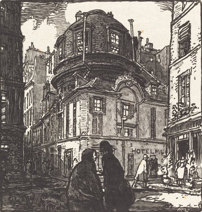 Det gamle medisinske akademiet, utgitt 1901. av Auguste Lepere