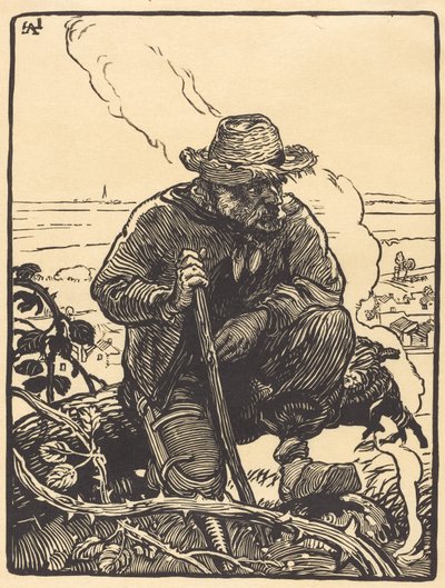 Landstiggeren, 1895. av Auguste Lepere
