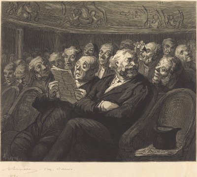 Orkestersetene, 1878. av Auguste Lepere
