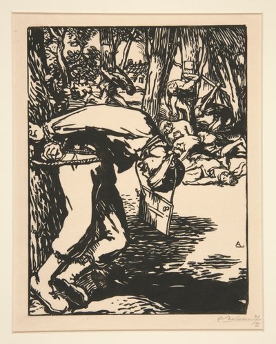 The Francs-Tireurs (Sharpshooters), fra The War of 1914, første serie, nr. 11 av Auguste Lepere
